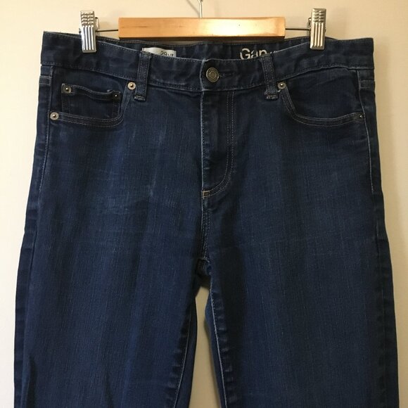 GAP 1969 Dark Navy Blue Long Leg Perfect Boot Jeans - Picture 5 of 15